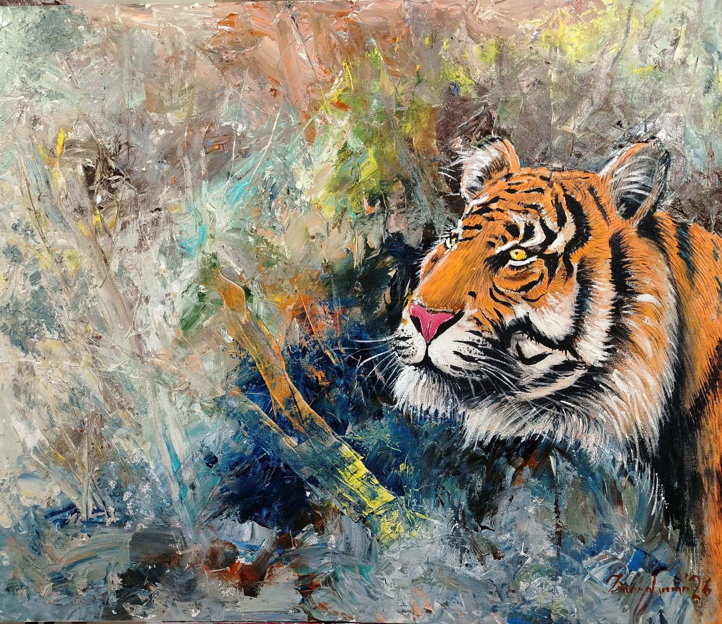 Tiger in Grass